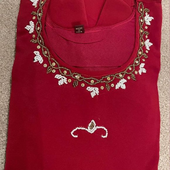 Semi-Stitched Sharara Suit - Picture 4 of 10